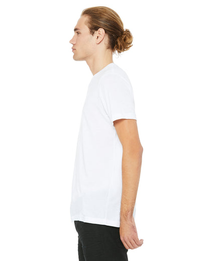Unisex Poly-Cotton Short-Sleeve T-Shirt - White