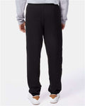 Hanes P650 Black — on model back