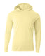A4 A4N3409 - A4 Unisex Cooling Long Sleeve Hooded Tee - Light Yellow