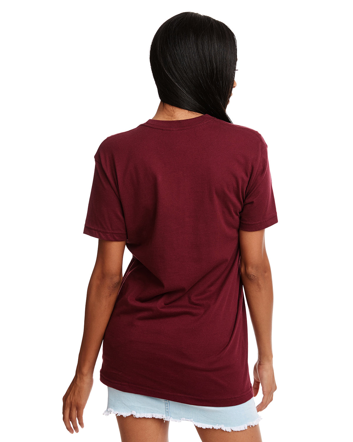Unisex Pocket Crew - Maroon