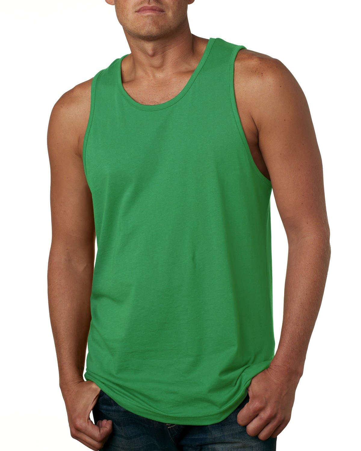 Men's Cotton Tank - Kelly Green