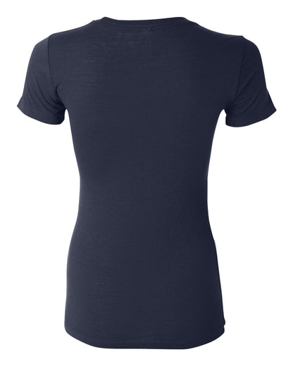 Women's Cotton/Polyester Tee - Navy