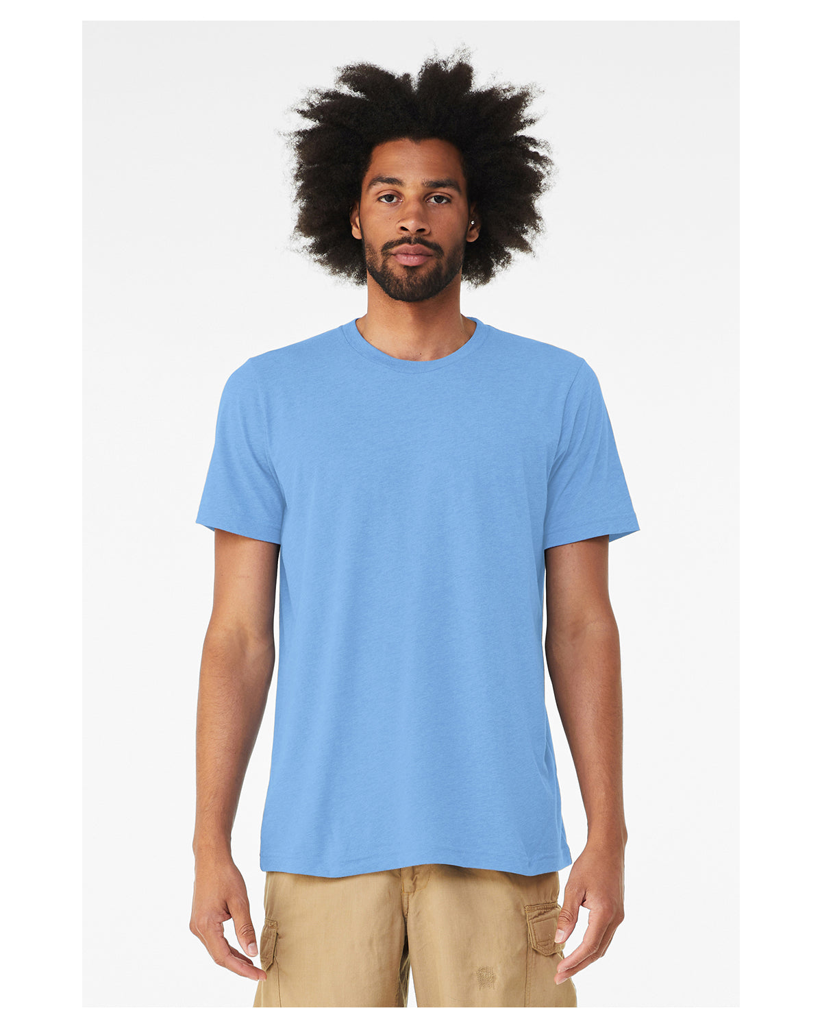 Unisex Triblend T-Shirt - Solid Carolina Blue Triblend