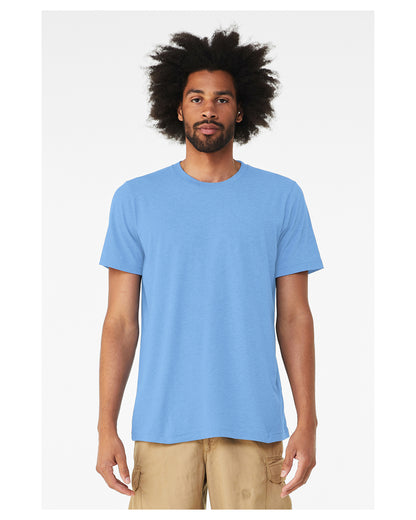 Unisex Triblend T-Shirt - Solid Carolina Blue Triblend