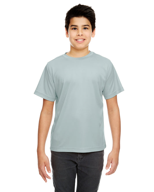 Youth Cool & Dry Sport Performance Interlock T-Shirt - Gray