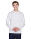Team 365 TT11L - Men's Zone Performance Long-Sleeve T-Shirt - White