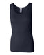 Bella + Canvas 4000 - Women's 2x1 Rib Tank - Navy