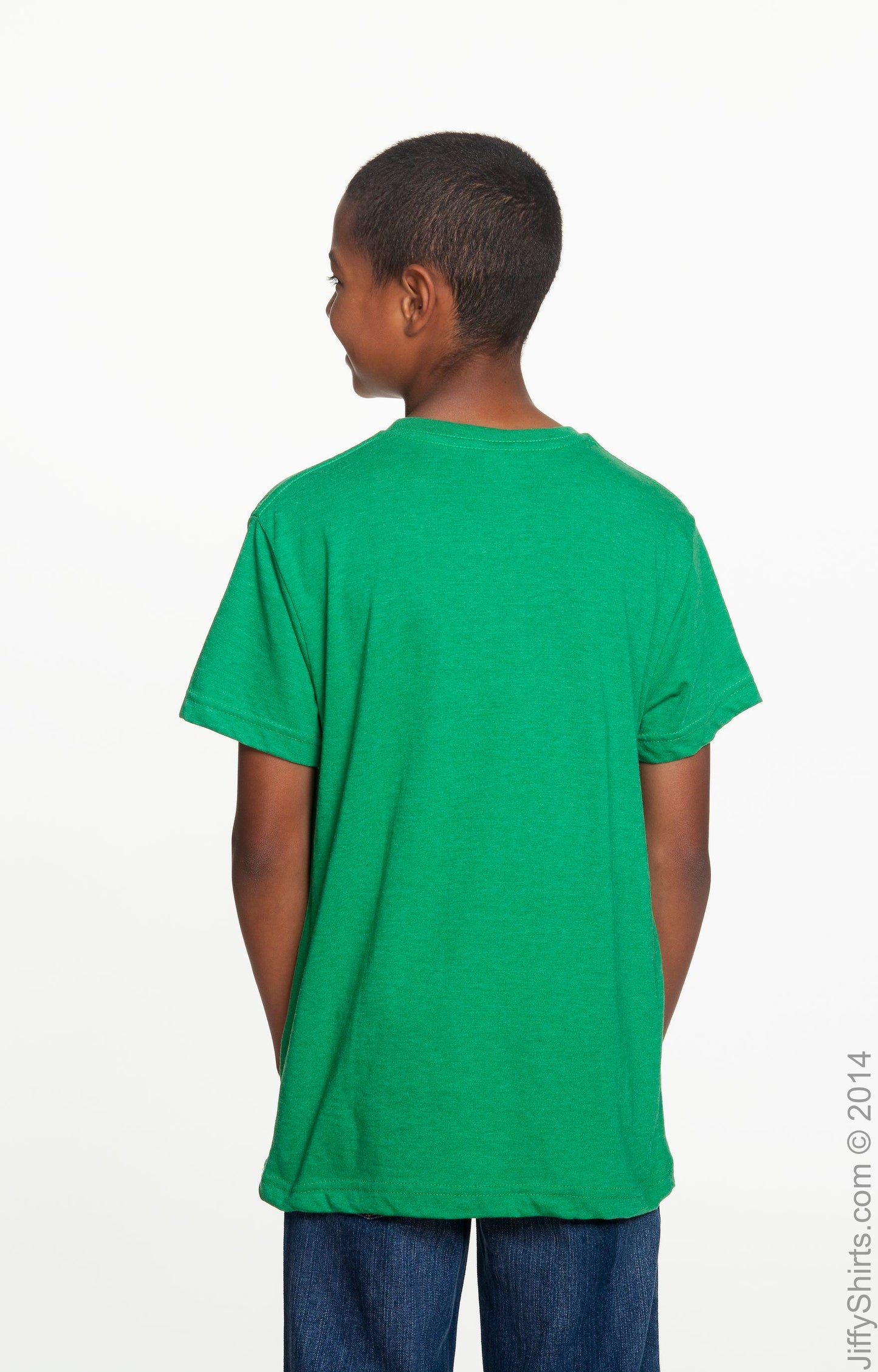 Youth Fine Jersey T-Shirt - Vintage Green