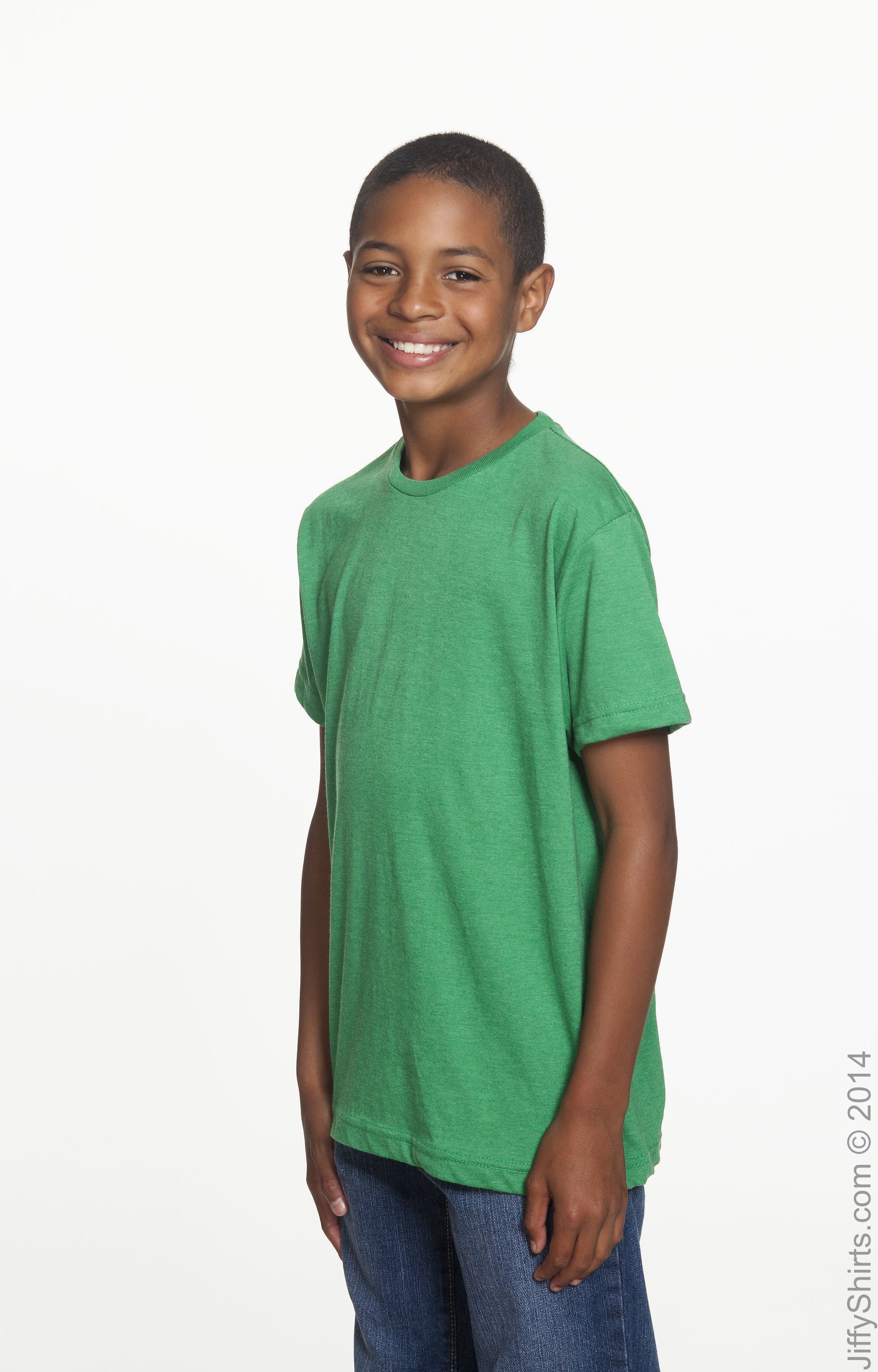 Youth Fine Jersey T-Shirt - Vintage Green