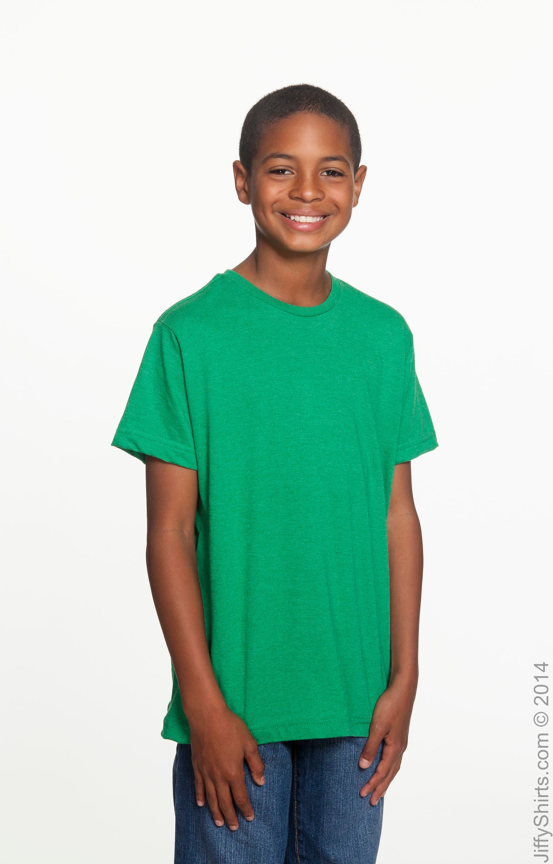 Youth Fine Jersey T-Shirt - Vintage Green