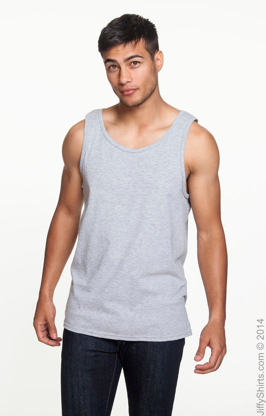 Unisex Lightweight Tank - Heather Gray
