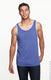 Anvil 986 - Unisex Lightweight Tank - Heather Blue / Heather Gray