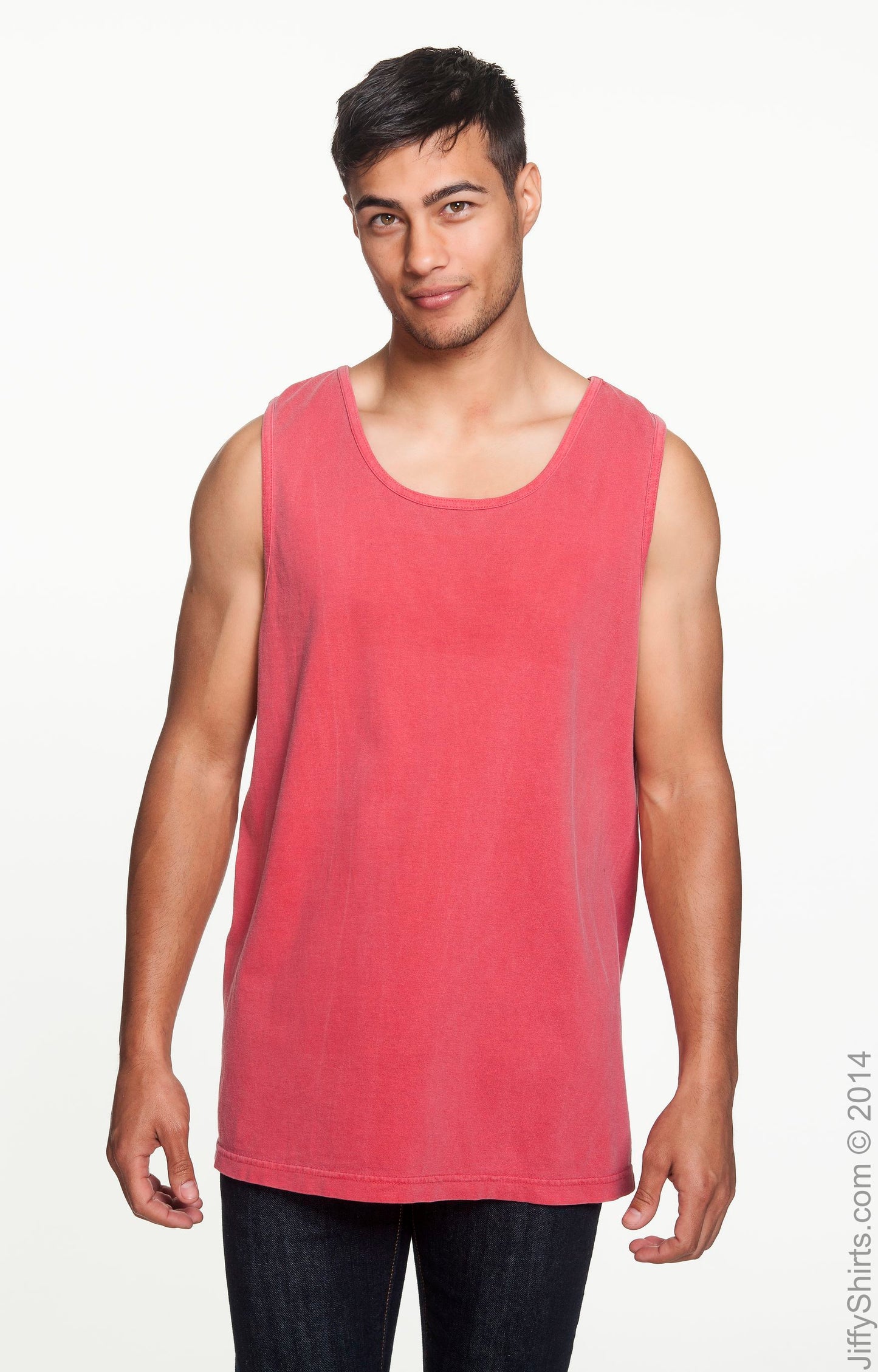 Unisex Heavyweight RS Tank - Crimson