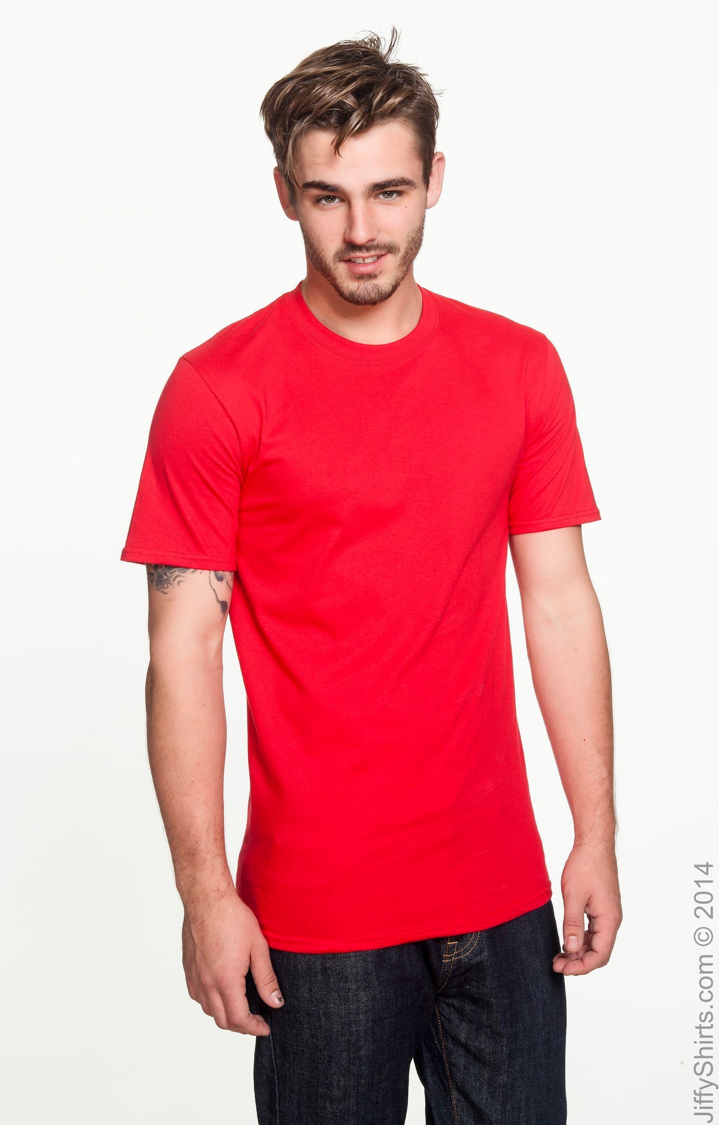 Unisex Midweight T-Shirt - Red