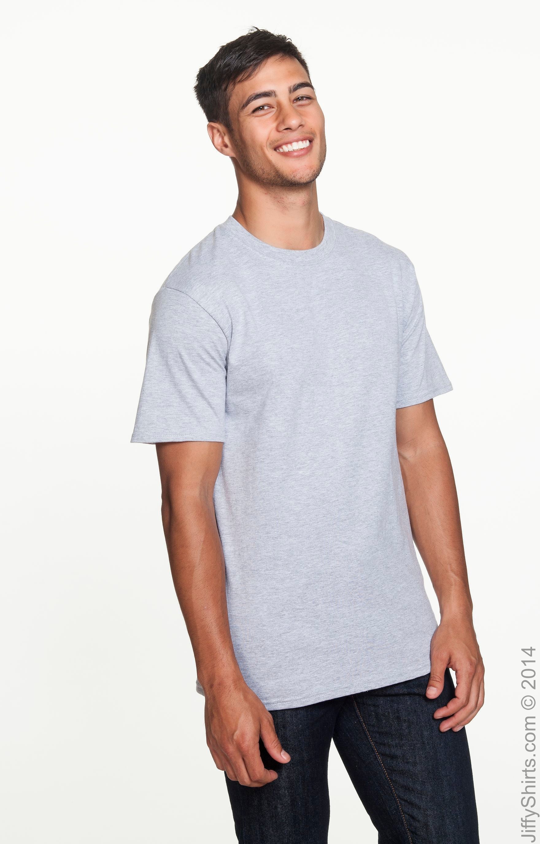 Unisex Midweight T-Shirt - Heather Gray