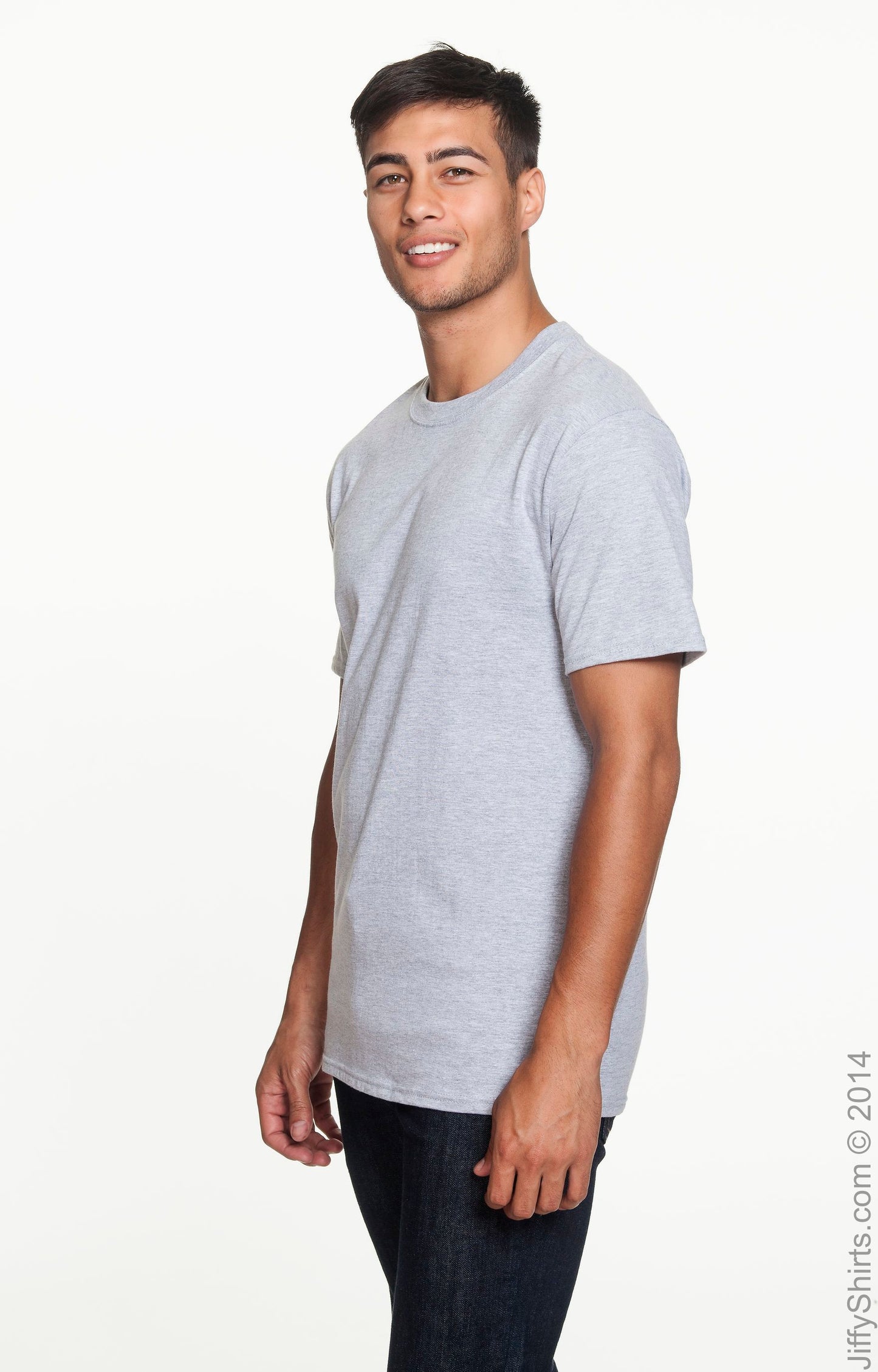 Unisex Midweight T-Shirt - Heather Gray