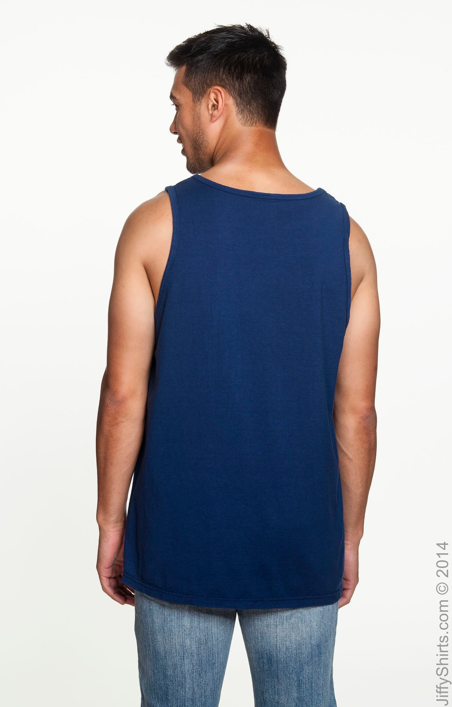 Unisex Heavyweight RS Tank - True Navy