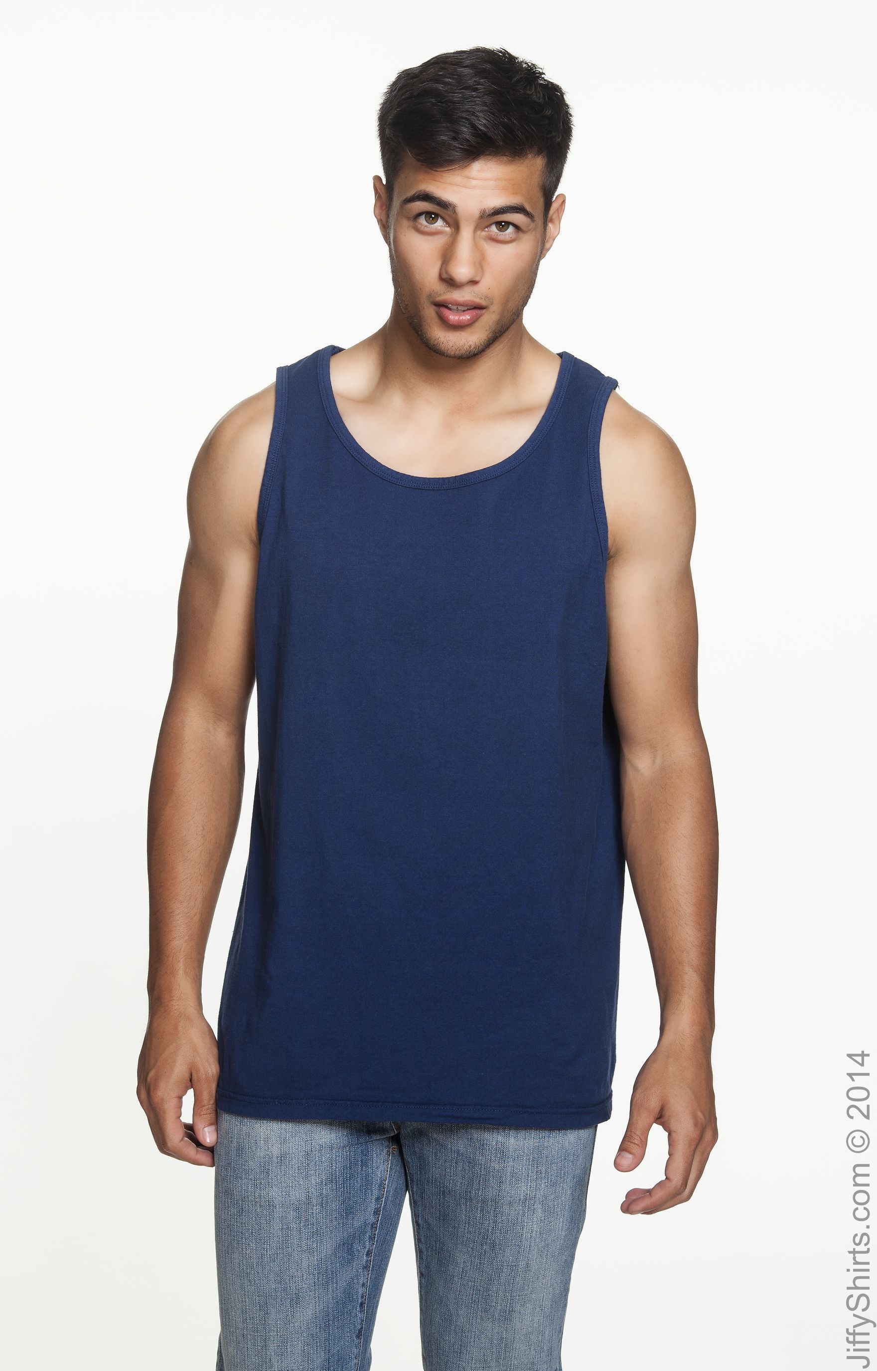 Unisex Heavyweight RS Tank - True Navy