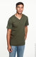 Anvil 982 - Unisex Lightweight V-Neck T-Shirt - City Green