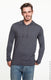 Anvil 987 - Unisex Lightweight Long-Sleeve Hooded T-Shirt - Heather Dark Gray / Dark Gray