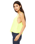 Women's Flowy Boxy Tank - Neon Yellow