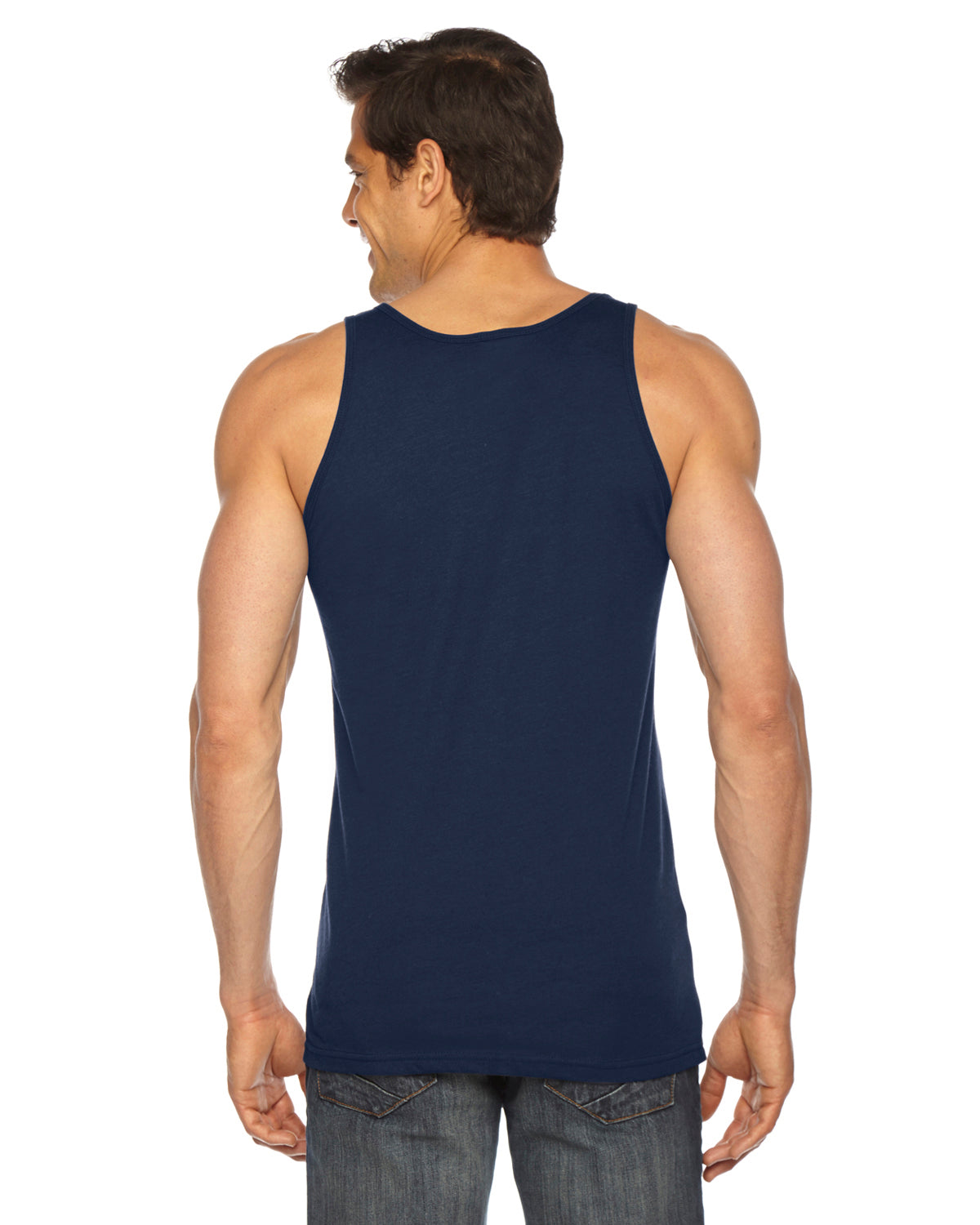 Unisex Poly-Cotton Tank - Navy