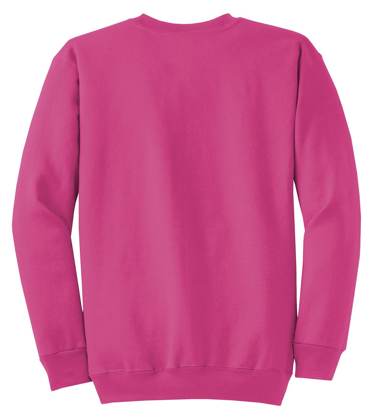 Unisex Core Fleece Crewneck Sweatshirt - Sangria