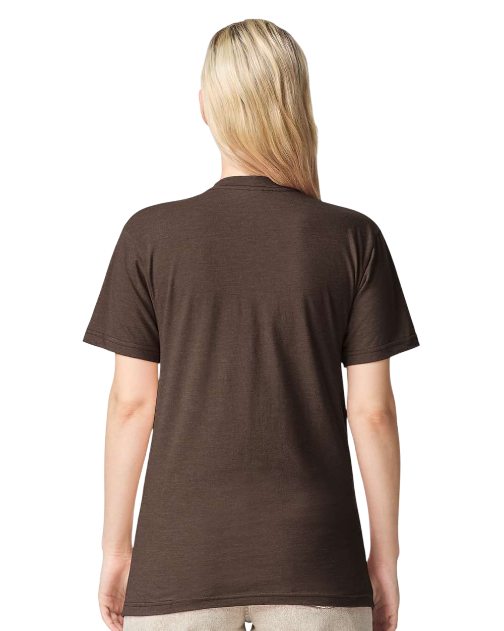 Unisex CVC T-Shirt - Heather Brown