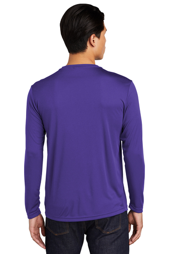 Unisex Long Sleeve PosiCharge Competitor Tee - Purple