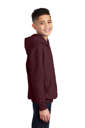 Youth Core Fleece Pullover Hoodie - Maroon