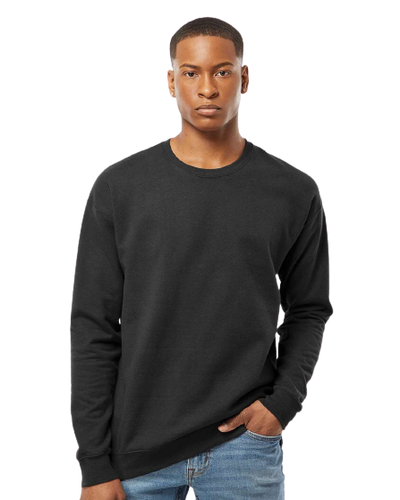 Unisex Fleece Crew - Black