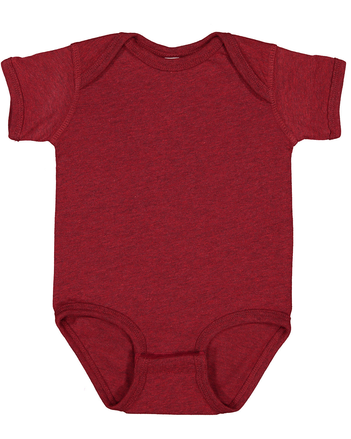 Infant Fine Jersey Bodysuit - Cardinal Blackout