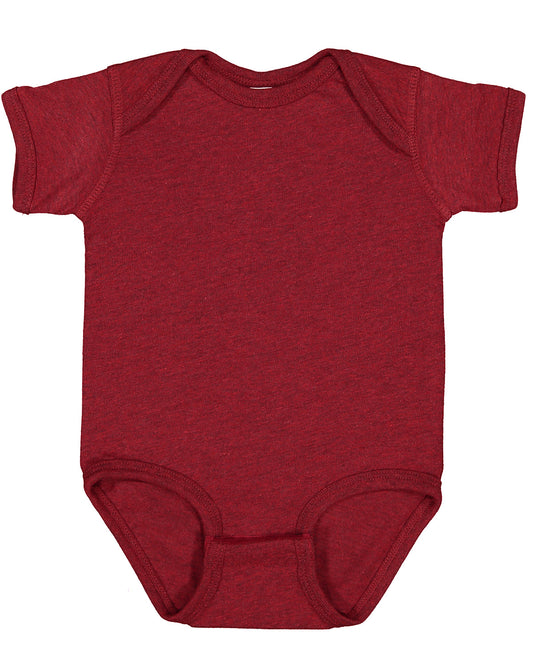 Infant Fine Jersey Bodysuit - Cardinal Blackout