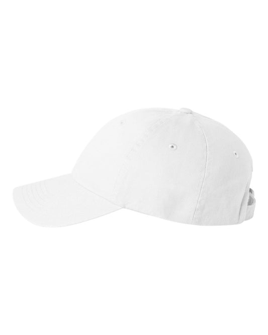 Unisex Bio-Washed Classic Dad’s Cap - White