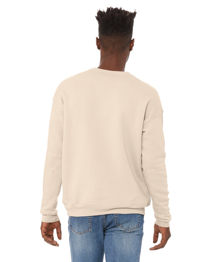 Unisex Drop Shoulder Fleece - Heather Dust