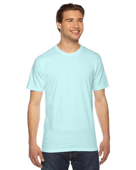 Unisex Fine Jersey Short-Sleeve T-Shirt - Light Aqua