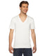 American Apparel 2456W - Unisex Fine Jersey Short-Sleeve V-Neck T-Shirt - White