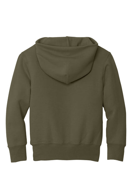 Youth Core Fleece Pullover Hoodie - Olive Drab Green