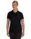 All Sport W1709 - Women's Performance 3-Button Mesh Sport Shirt - Black