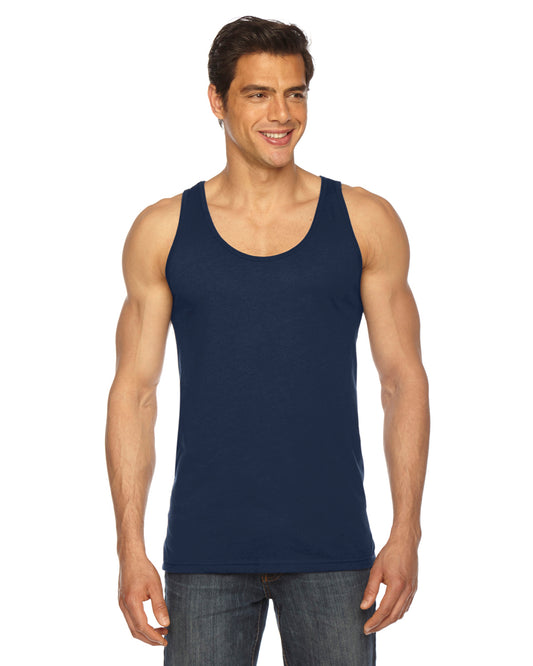 Unisex Poly-Cotton Tank - Navy