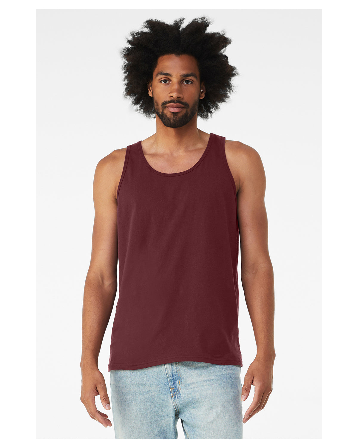 Unisex Jersey Tank - Maroon
