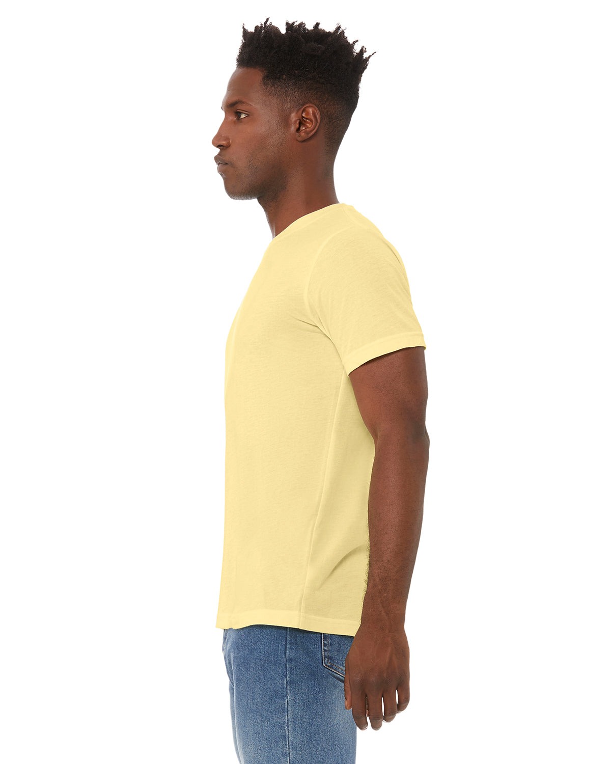 Unisex Triblend T-Shirt - Pale Yellow Triblend