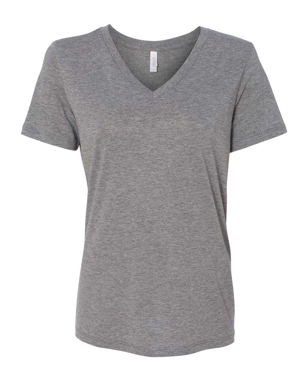Women's Relaxed Jersey V-Neck T-Shirt - Gray Triblend