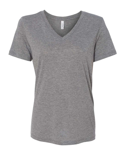 Women's Relaxed Jersey V-Neck T-Shirt - Gray Triblend