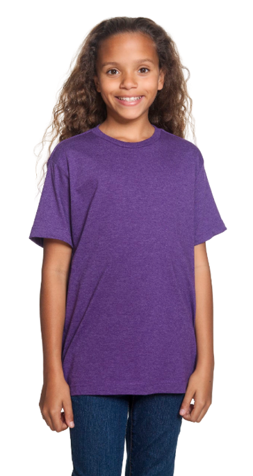 Youth Fine Jersey T-Shirt - Vintage Purple