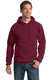 Port & Company PC90HT - Unisex Tall Essential Fleece Pullover Hoodie - Cardinal