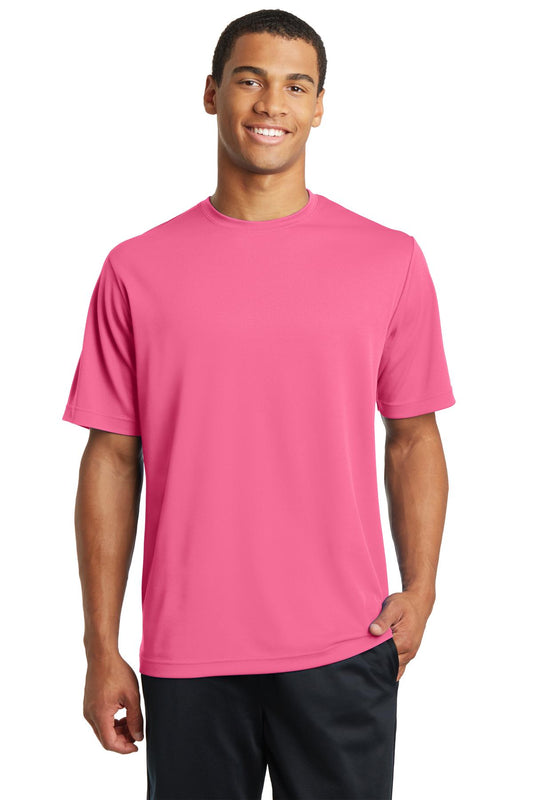 Unisex PosiCharge RacerMesh Tee - Bright Pink
