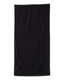 Q-Tees QV3060 - Velour Beach Towel - Black
