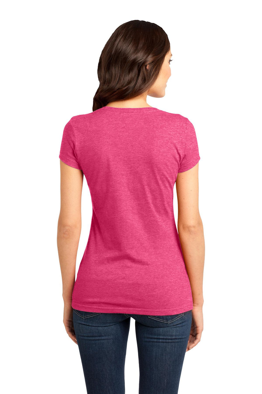 Women's Fitted Very Important Tee - Heather Watermelon