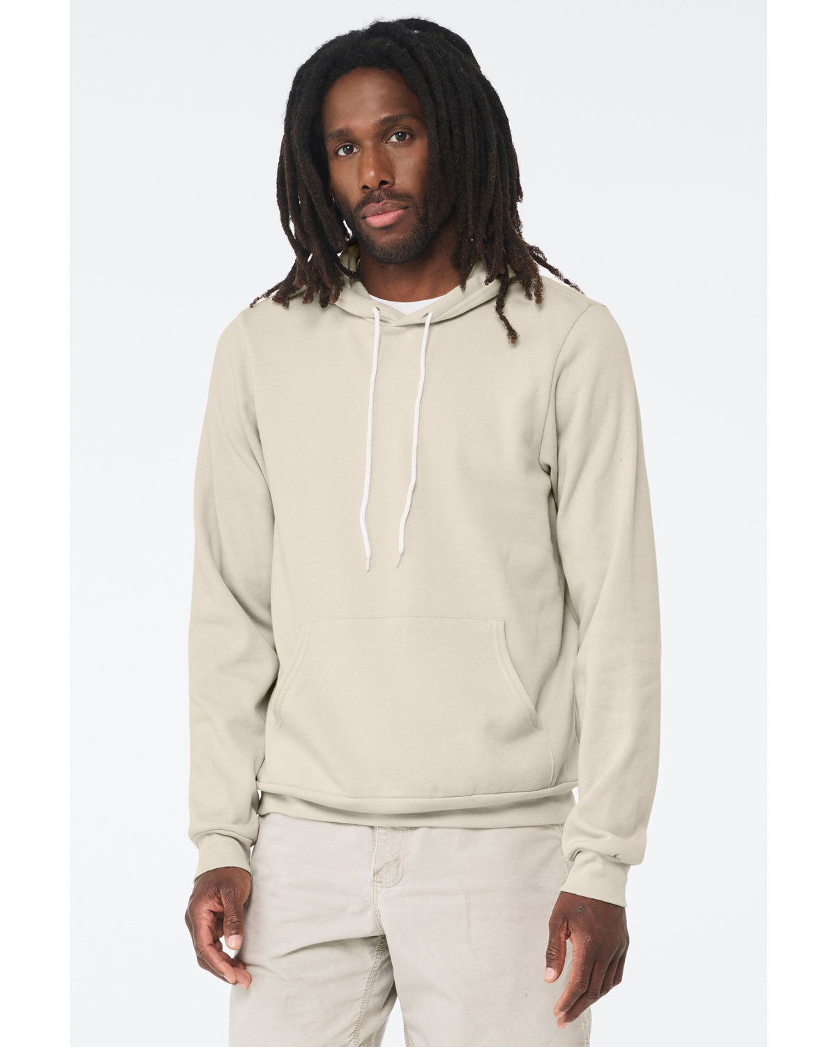 Unisex Sponge Fleece Pullover Hoodie - Heather Dust